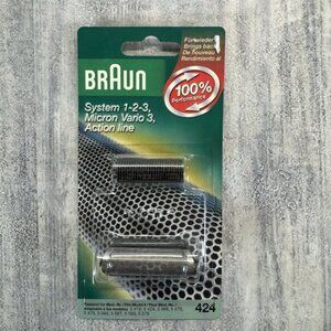 OEM Replacement Foils Cutter 424 BRAUN 3000 Series SYSTEM 1-2-3 Series Shaver